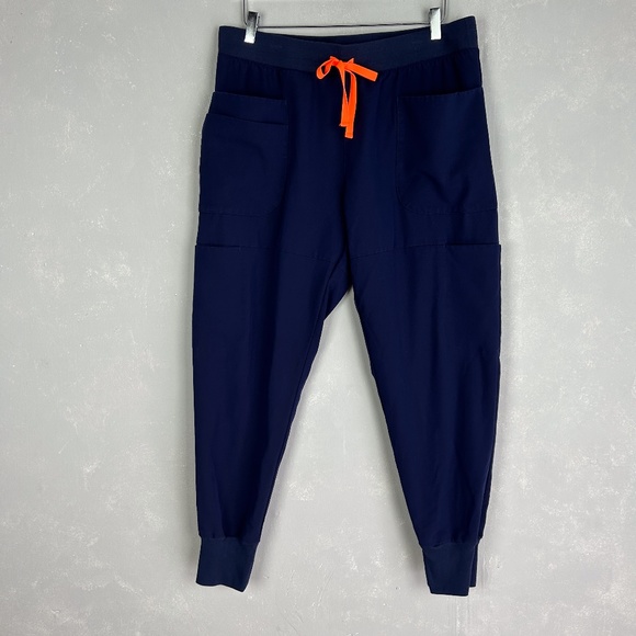 Figs Pants & Jumpsuits Figs Womens Size Xl Navy Blue Jogger Scrub